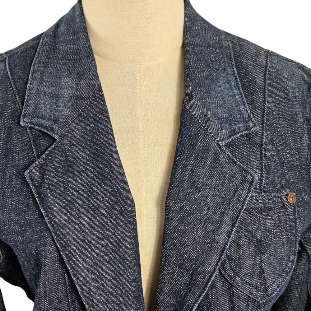 Levi's Dark Denim Blazer Jacket - Picture 2 of 7